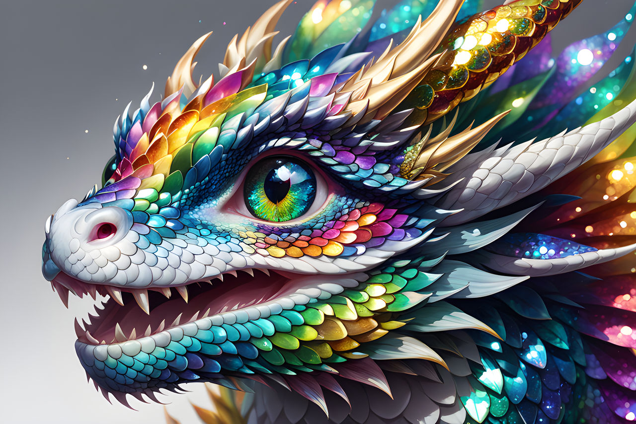 Rainbow Dragon by Gejm2023 on DeviantArt Rainbow Dragon by Gejm2023 on DeviantArt