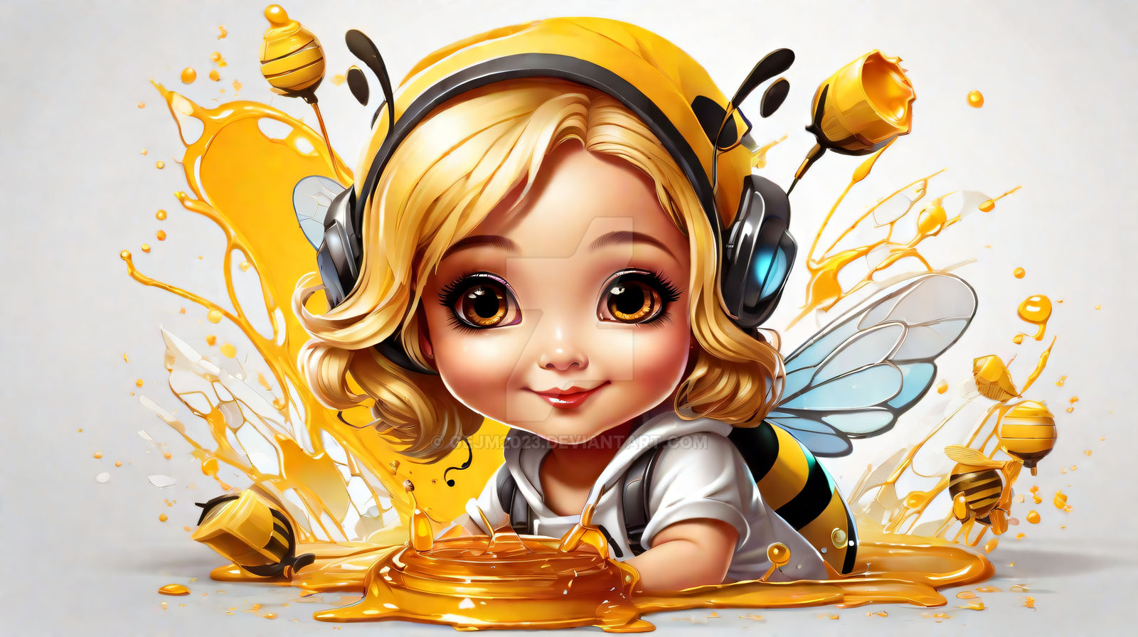 Bee Deviantart Style Bee. by Gejm2023 on DeviantArt