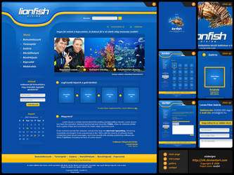 Lionfish.hu weblayout