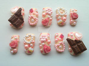 Gyaru-Hime-Lolita Nails