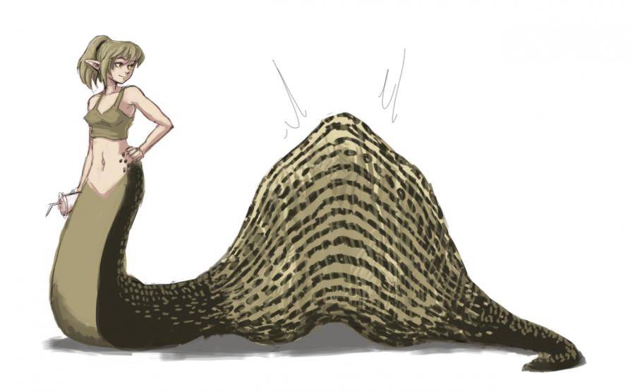 naga vore art by Bluey2007 on DeviantArt