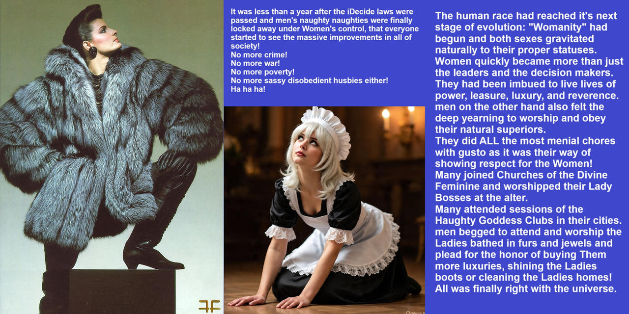 Woman Evolution Deviantart Womanity - The Next Stage in Human Evolution by iDecideLand on DeviantArt