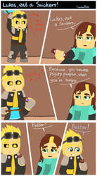 'Lukas,eat a Snickers!' MCSM Comic