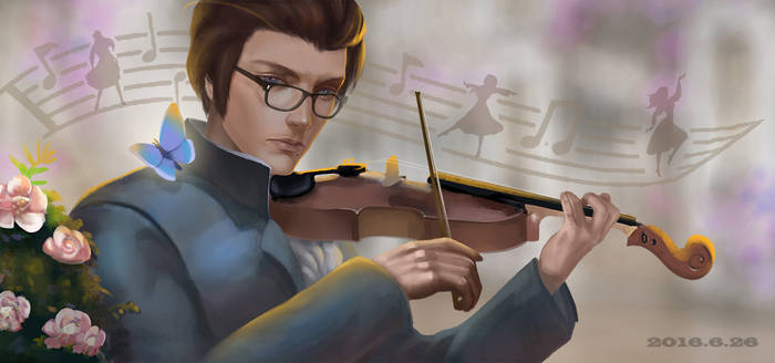 APH Roderich (Austria) playing violin