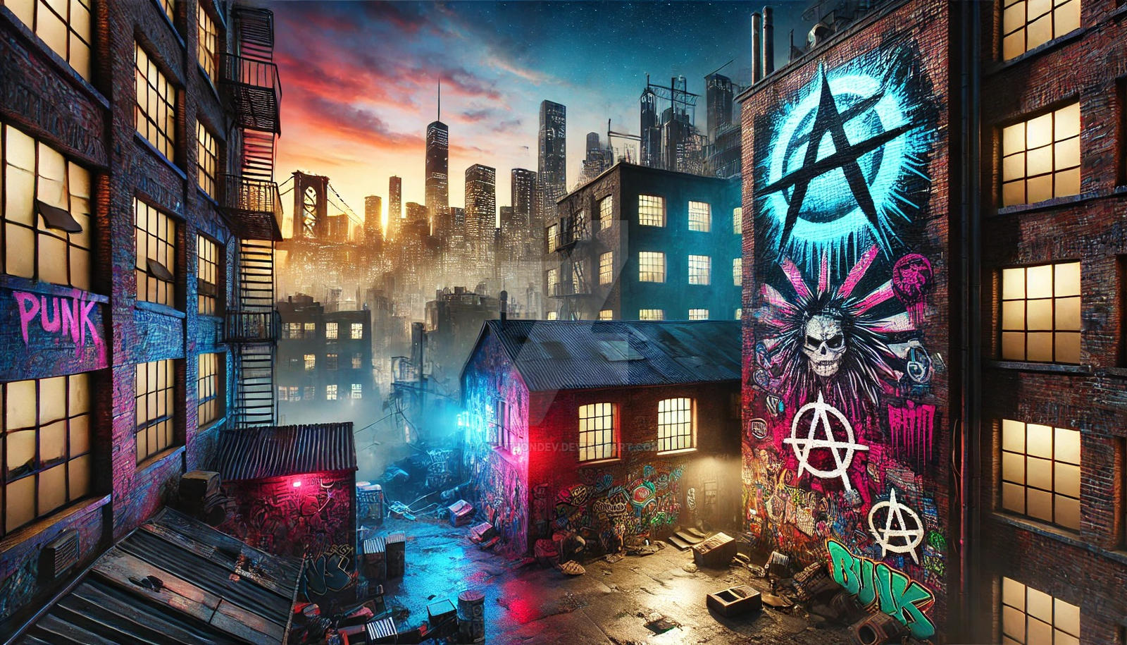 Overview of punk aesthetics by aipythondev on DeviantArt