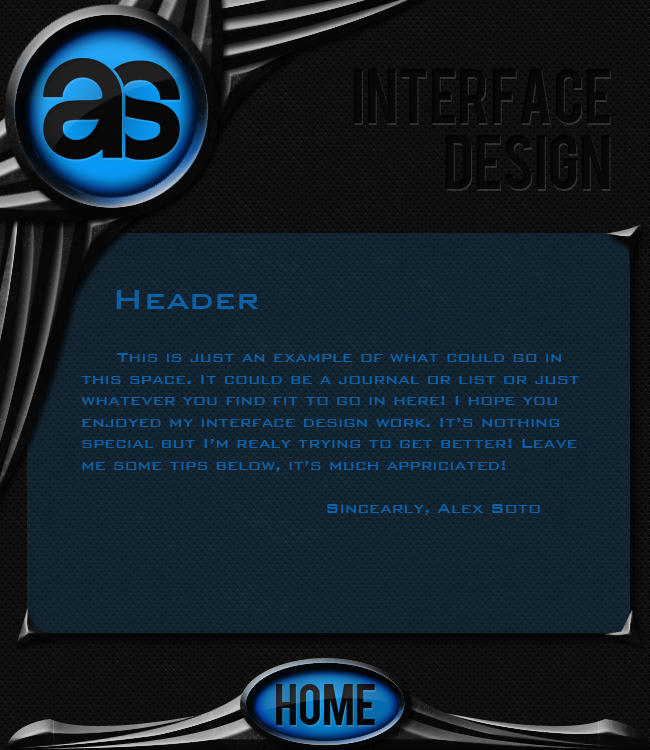 Interface Design Practice by AlexSotoDesign on DeviantArt