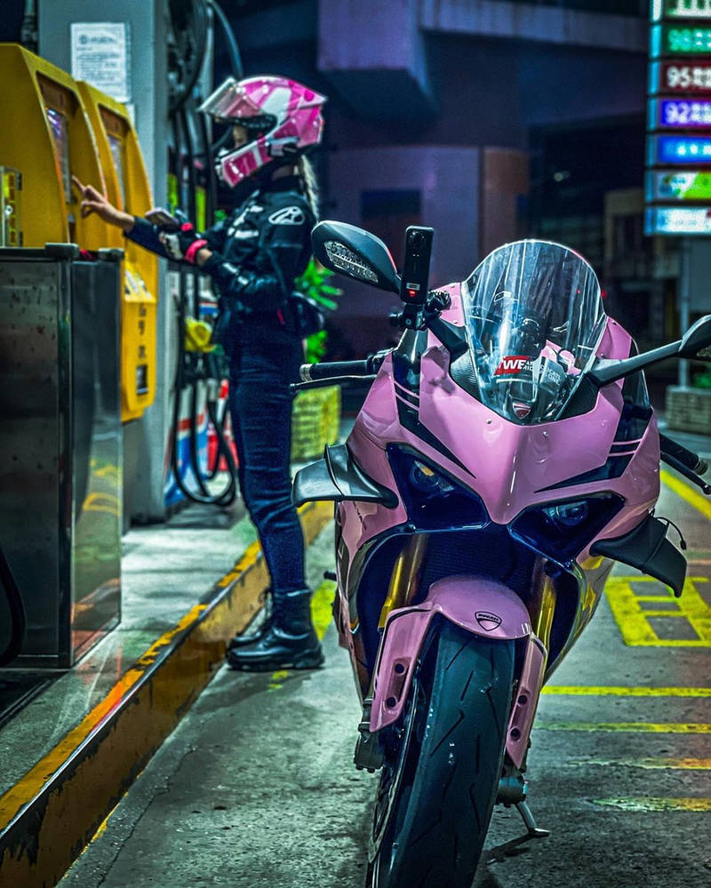 pink bike heroine by yschou on DeviantArt