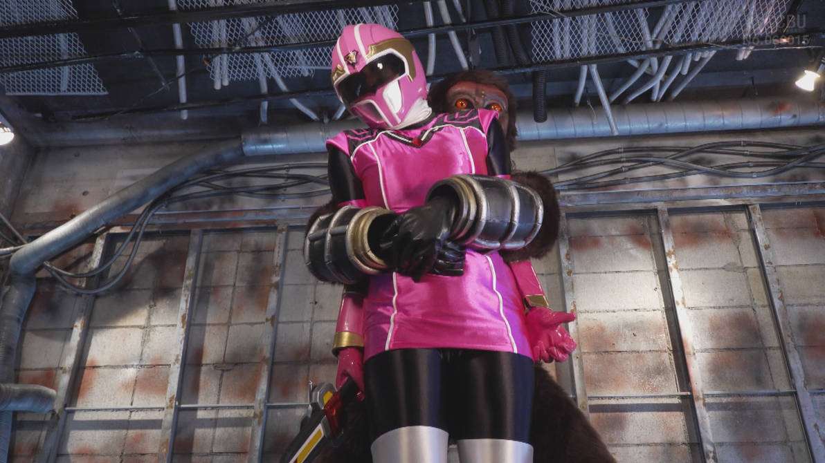pink ranger caught by yschou on DeviantArt