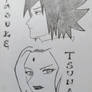 Sasuke Uchiha and Lady Tsunade