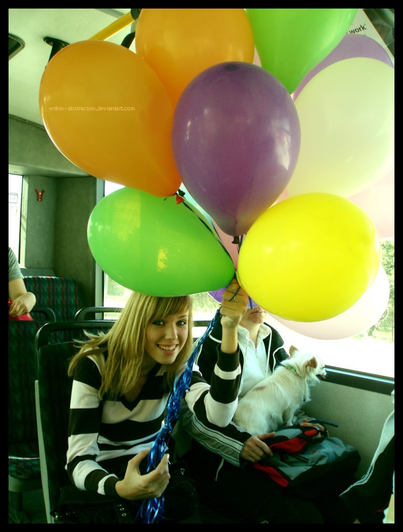 Balloons in the Bus