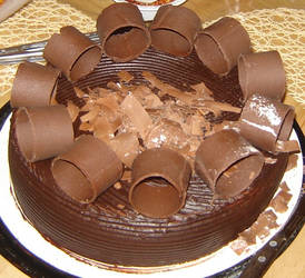mouth watering chocolate cake