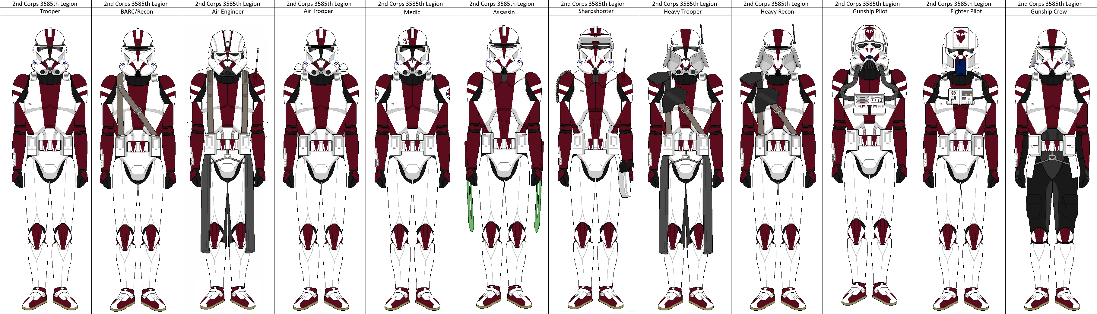 2nd Corps 3585th Legion Troopers By Scacaan On Deviantart 2nd Corps 3585th Legion Troopers By Scacaan On Deviantart