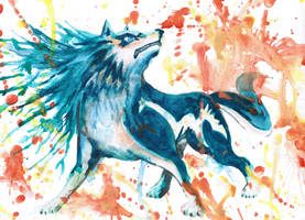 Wolf Link TP Water color