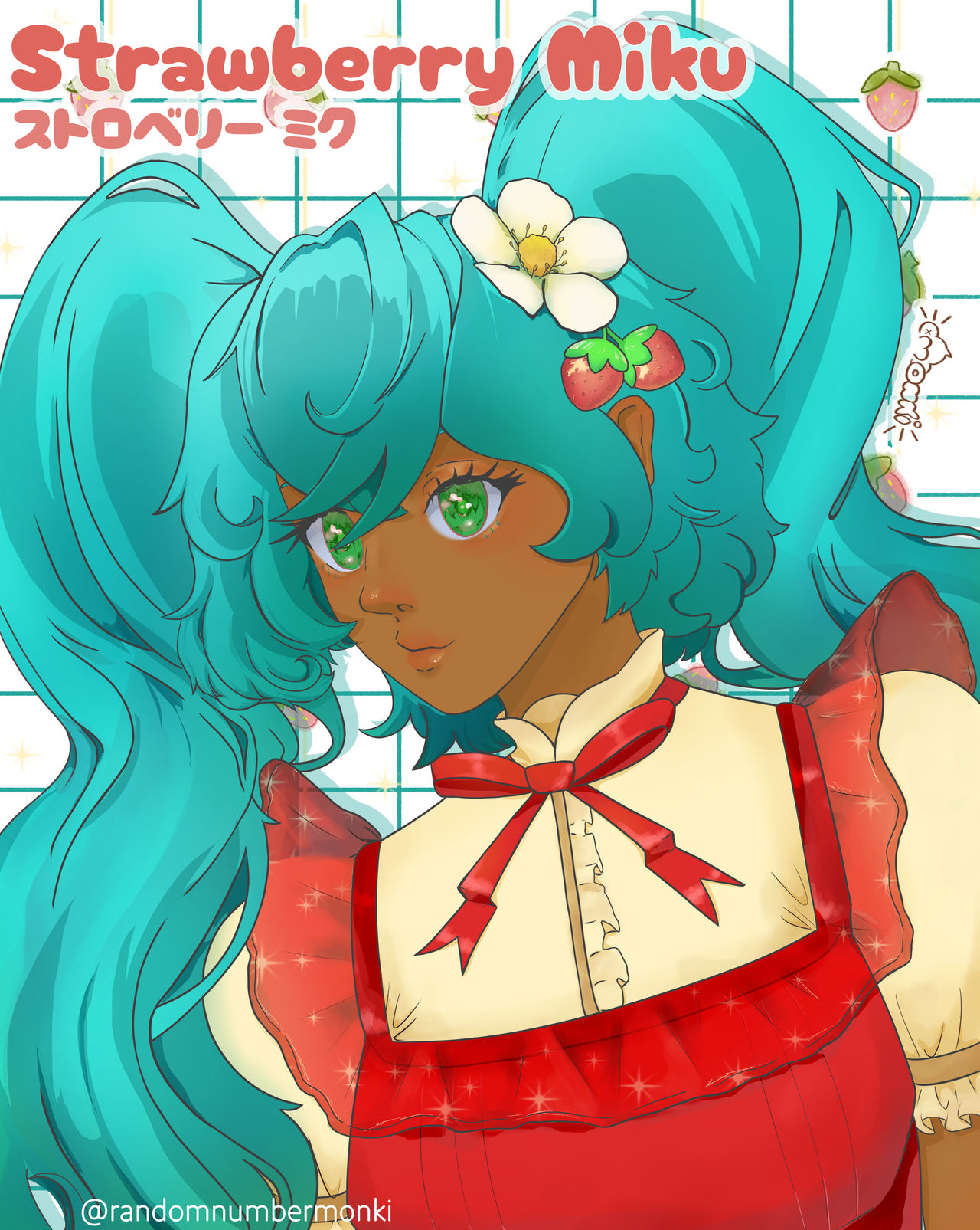 Strawberry Hatsune Miku By MatsuriYoru On DeviantArt strawberry-hatsune-miku-by-matsuriyoru-on-deviantart