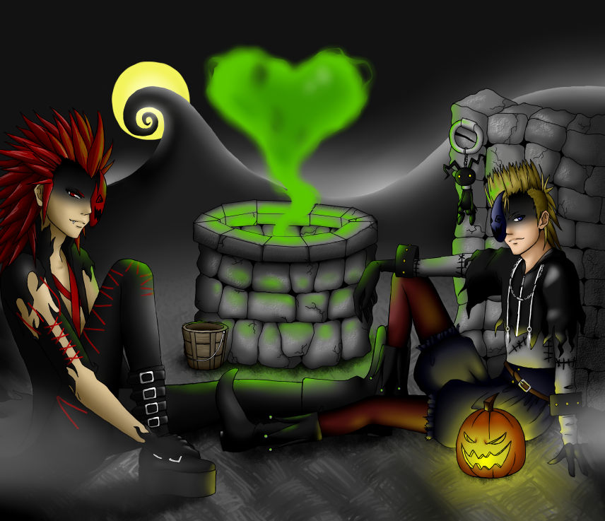 Halloweentown Demyx and Axel