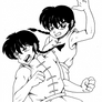 Ranma and Female Ranma