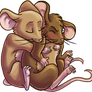 Mouse hug