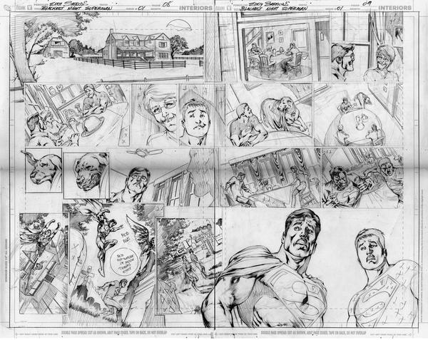 BN SUPERMAN PAGES 08 AND 09