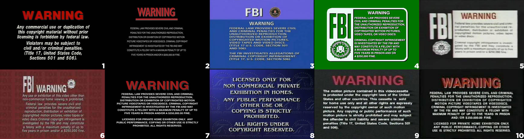 Ten Titan Studios FBI Warnings by PeachLover94 on DeviantArt