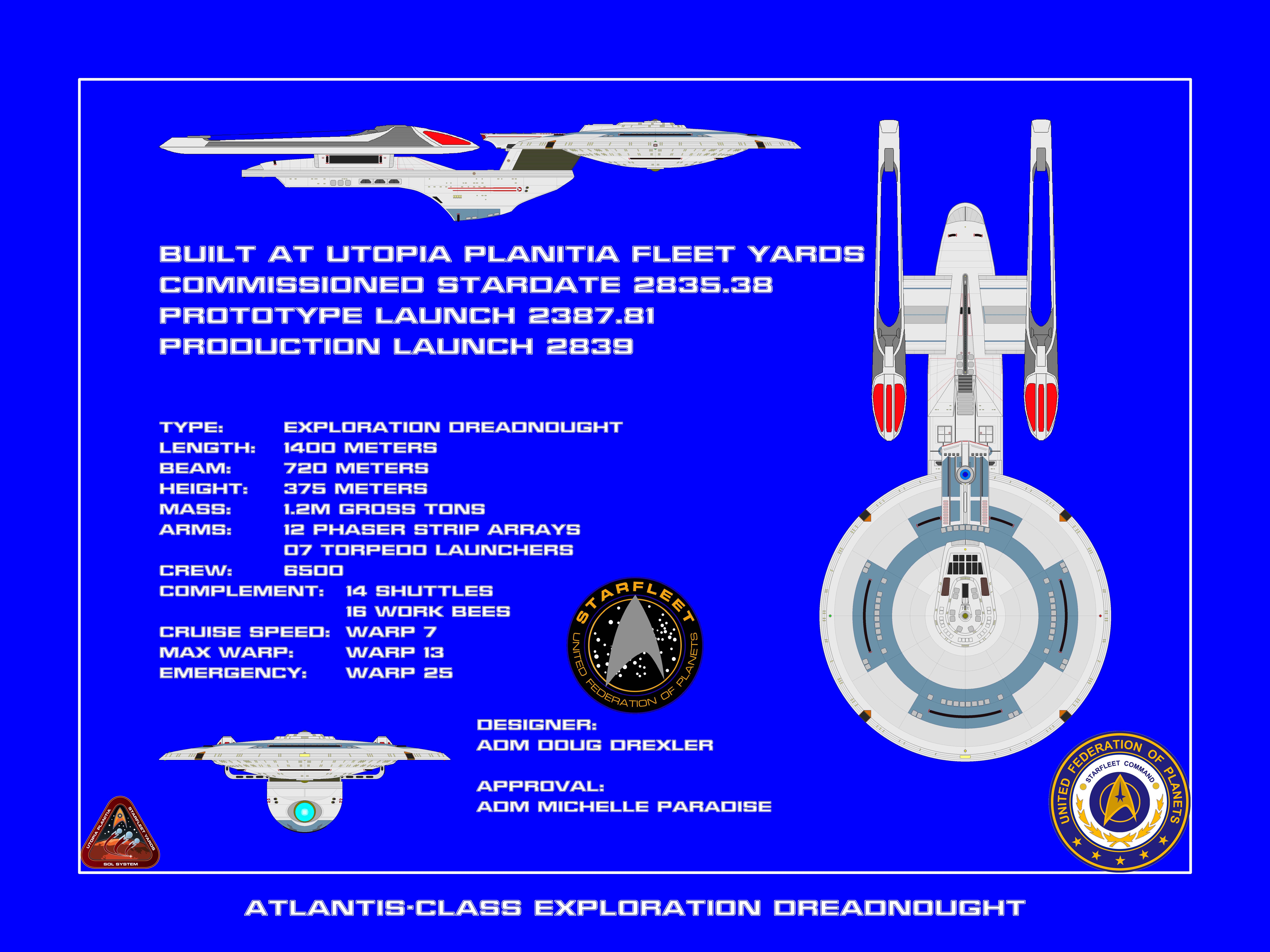 Atlantis Class Atlantis-class Heavy Exploration Cruiser - proposal for a new hero ...