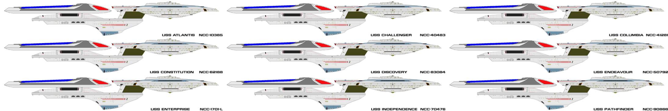 Atantis Class Starship Atlantis-class Starship Roster by PeachLover94 on DeviantArt