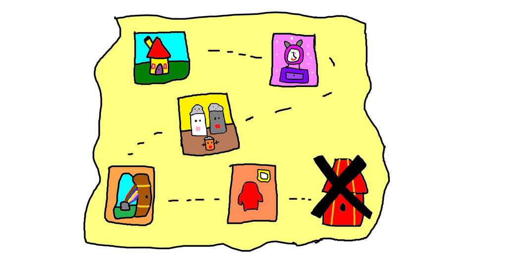 Blue's Clues TREASURE MAP FROM THE EPISODE by titan994 on DeviantArt