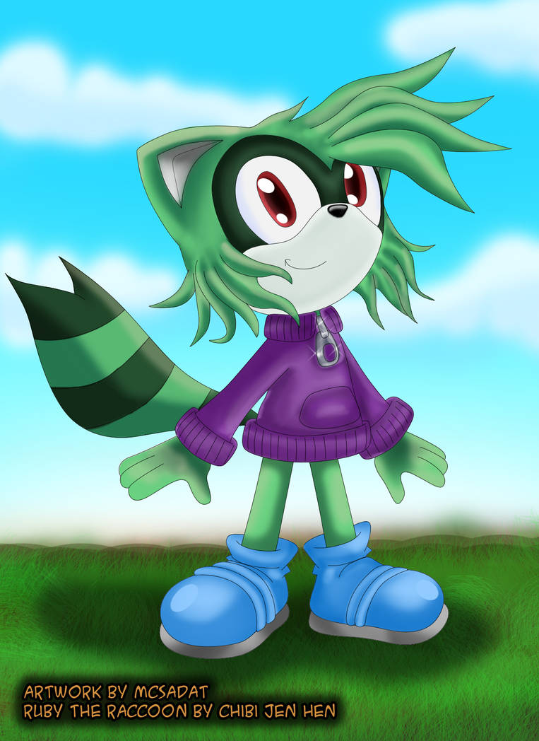 .:gift:. Ruby the Raccoon by McSadat on DeviantArt