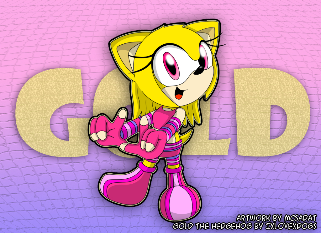 .:request:. Gold The Hedgehog