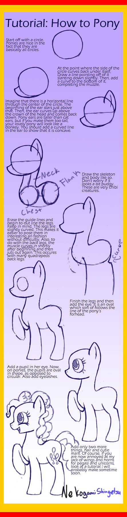 MLP:FIM Drawing Tutorial by Nekogami-shingetsu on DeviantArt