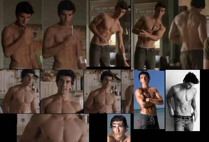 Justin Baldoni SHIRTLESS collage