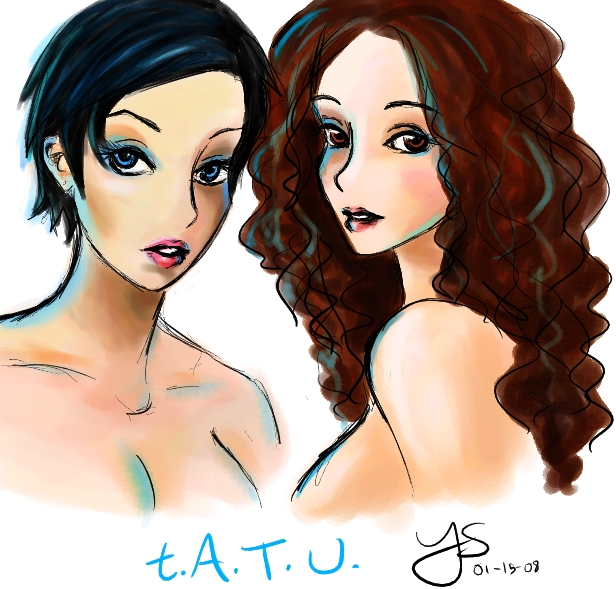 daily doodle - t.a.t.u