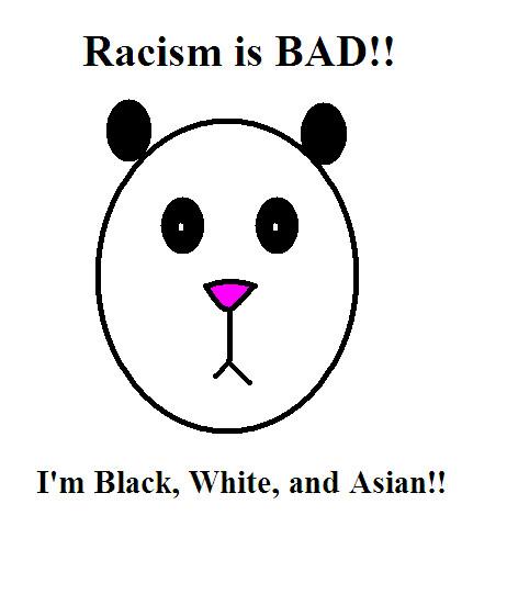 Anti-racism Panda by tshirtdoodles on DeviantArt