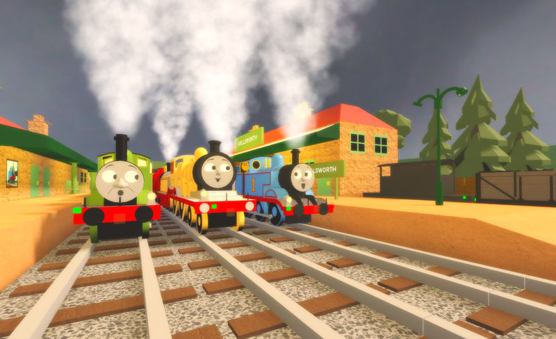 Sodor Fallout AU - James, Molly and Bear Arrive by SudrianRailwayStudio ...