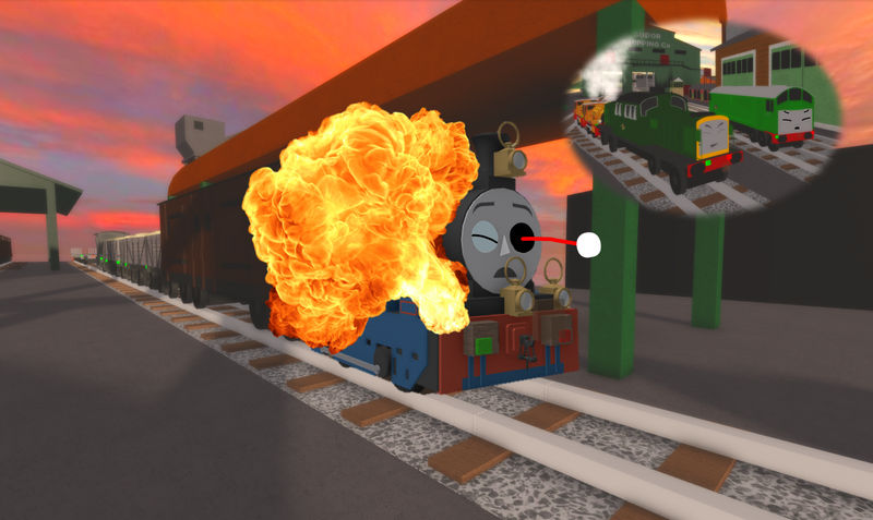 Sodor Fallout AU - Timothy's Boiler Explosion by SudrianRailwayStudio ...