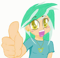 Thumbs up for Lyra by aramintaXkazemaru