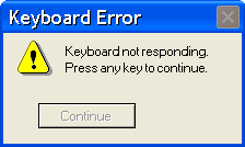 Keyboard Error