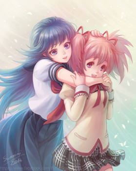 Madoka couple fan art