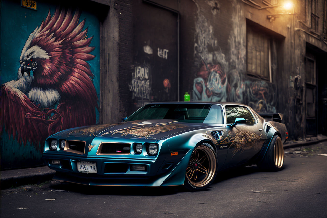 custom widebody 1977 Pontiac Firebird Trans Am by Wilb-Digital on ...