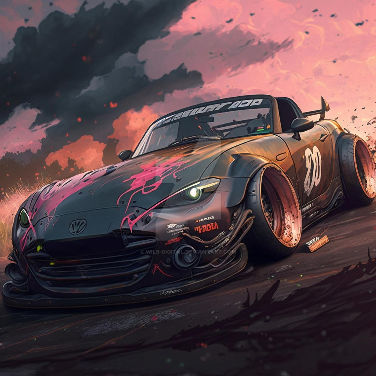 Miata Drift 2 by Wilb-Digital on DeviantArt