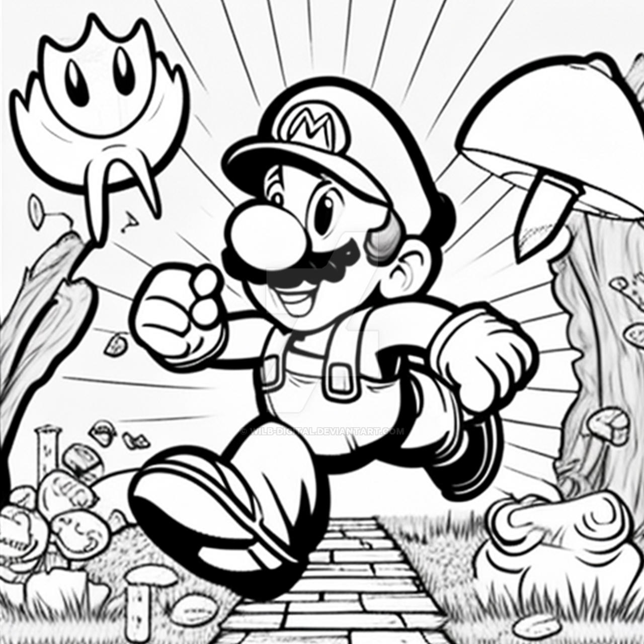 Colour me quick Mario by Wilb-Digital on DeviantArt