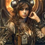 Steampunk Girl - Mobile Wallpaper