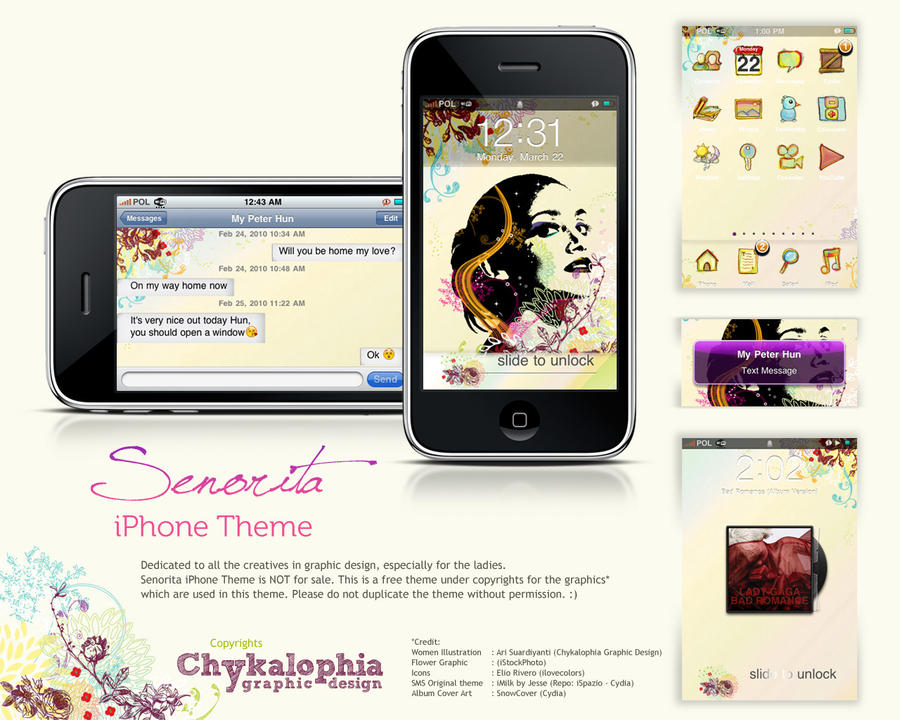 Senorita Iphone Theme