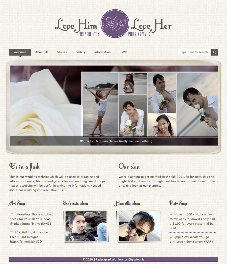 AnP Wedding Website