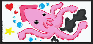 Graffiti -  Tako The Pink Squid !