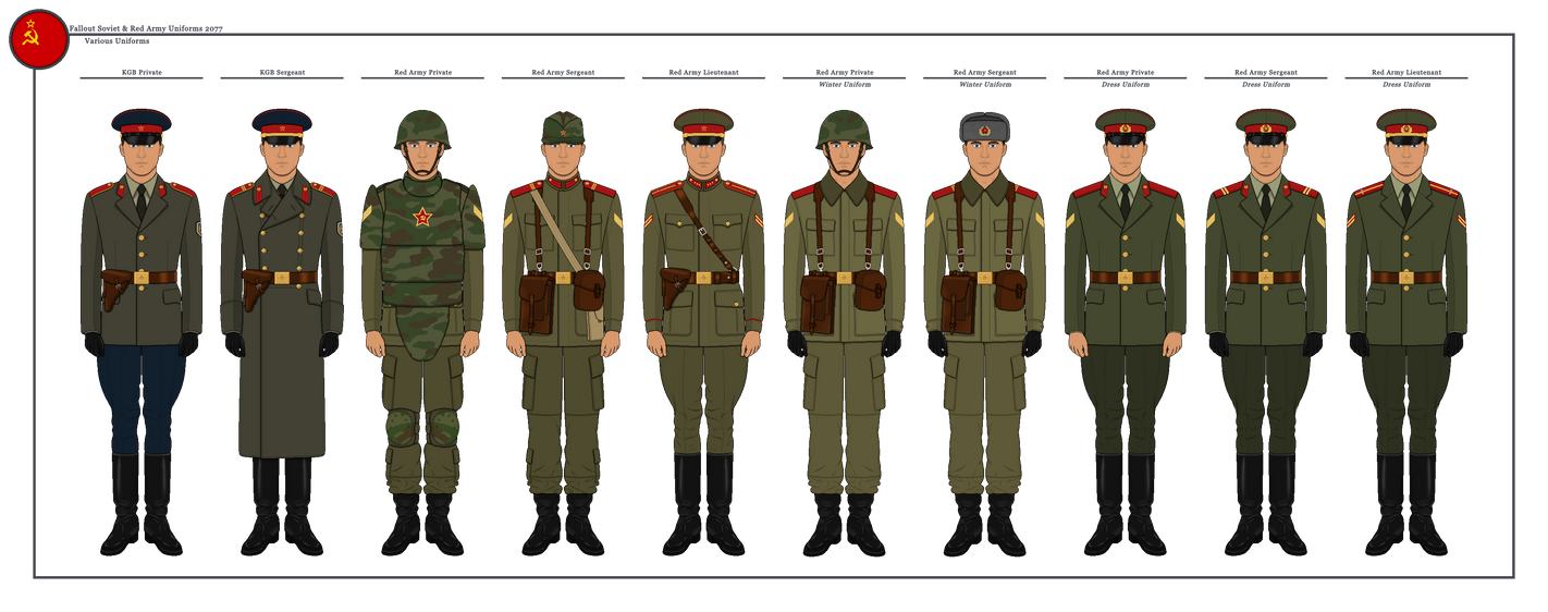 Fallout Soviet Uniform Concepts by UncleBungy on DeviantArt