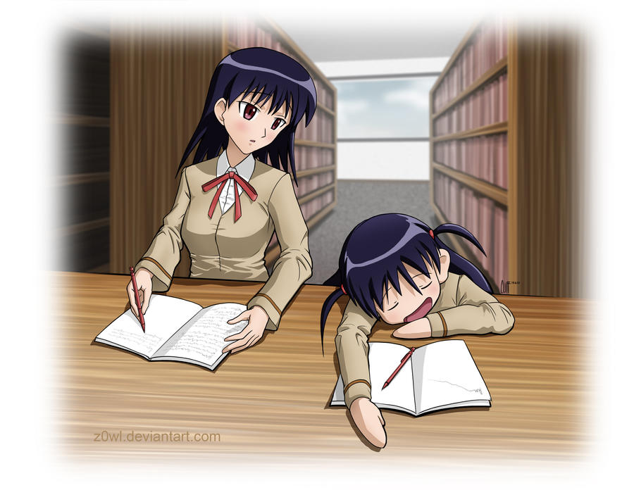School Rumble Fanart: Tenma and Yakumo by Z0WL on DeviantArt