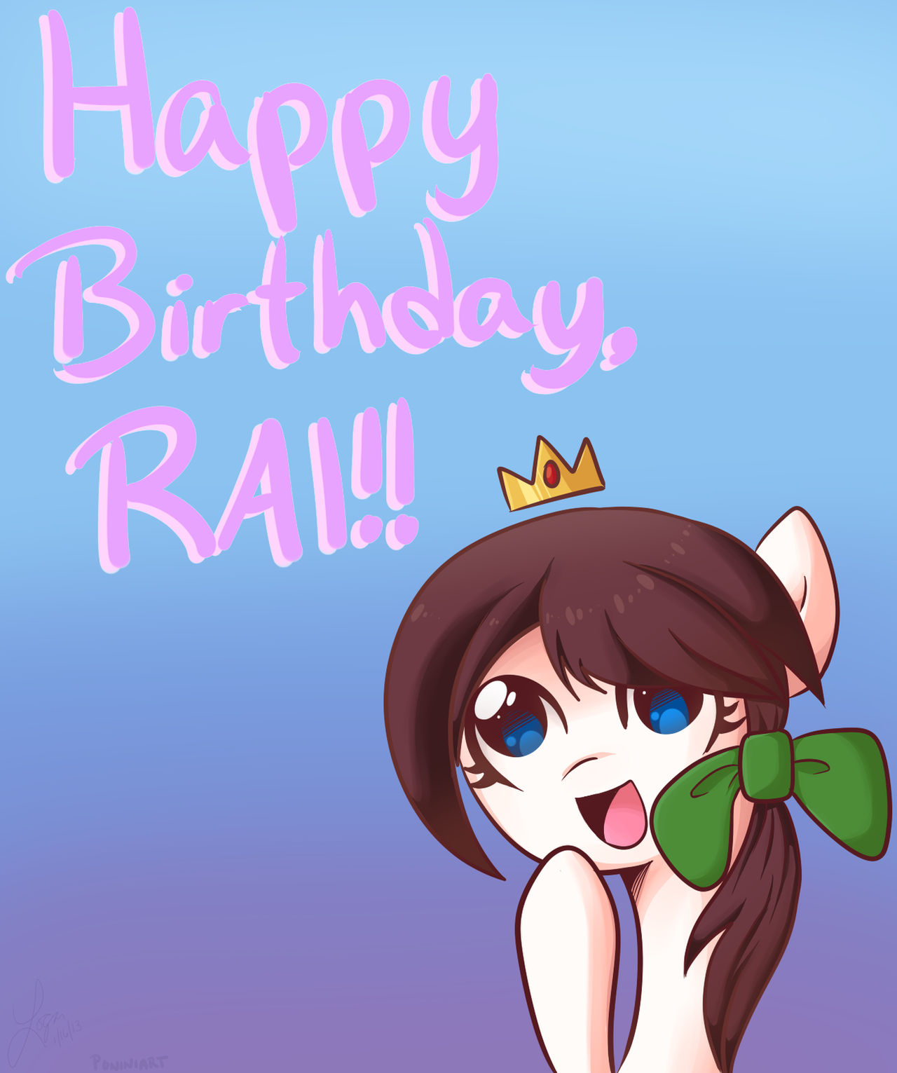 Happy Birthday, Rai!