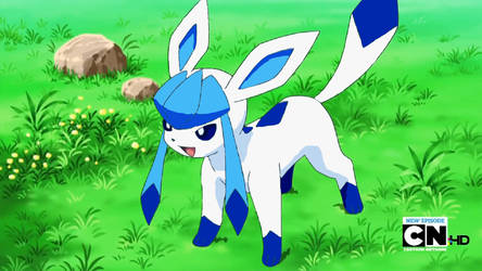 Shiny Glaceon Anime 03