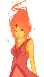 Flame Princess from Adventure Time