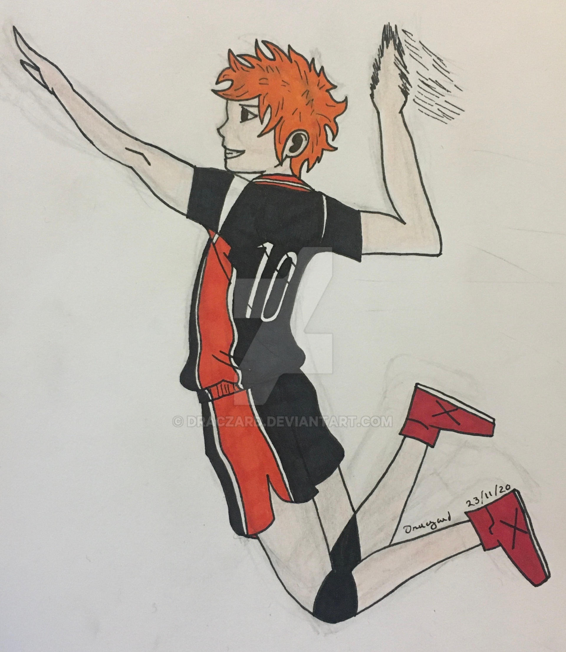 Shoyo Hinata By Draczard On Deviantart Shoyo Hinata By Draczard On Deviantart